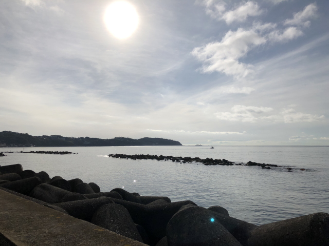 湯河原の海