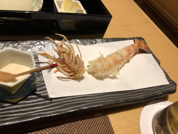 エクシブ軽井沢の夕食 天ぷら