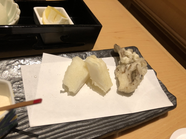 エクシブ軽井沢の夕食 天ぷら