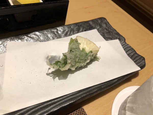 エクシブ軽井沢の夕食 天ぷら