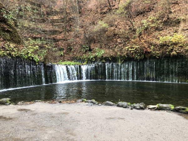 長野県　白糸の滝　軽井沢の旅