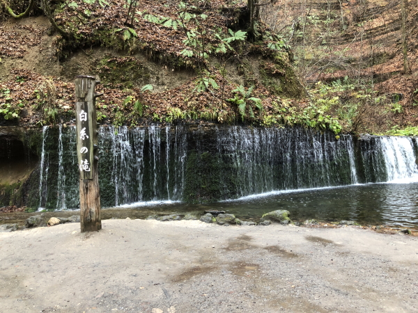 長野県　白糸の滝　軽井沢の旅