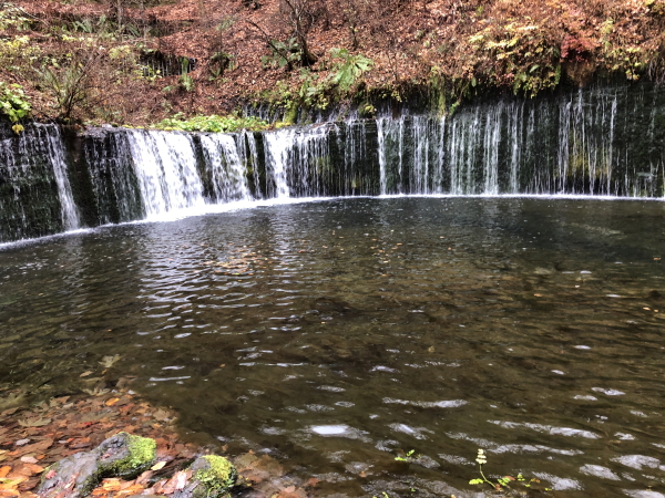 長野県　白糸の滝　軽井沢の旅
