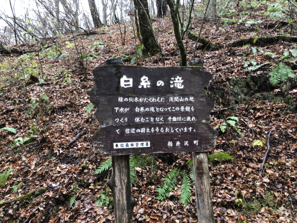 長野県　白糸の滝　軽井沢の旅