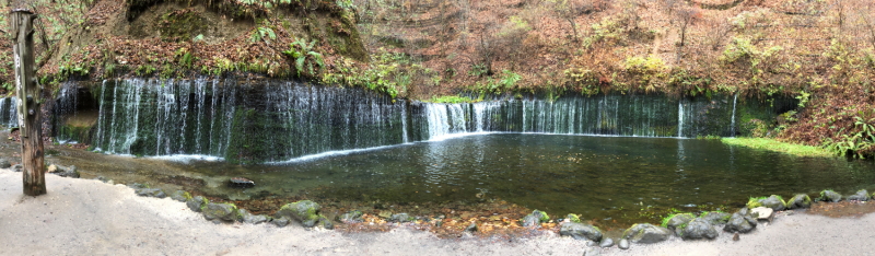 長野県　白糸の滝　軽井沢の旅