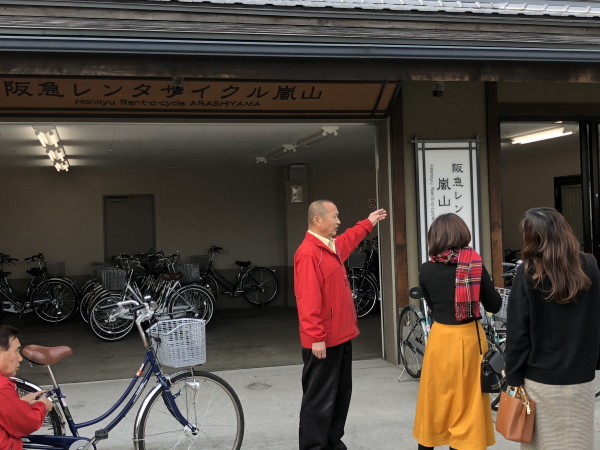 京都嵐山　レンタルサイクル