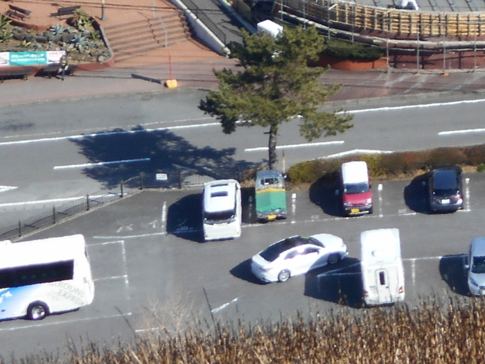 遊歩道から望むハスラー