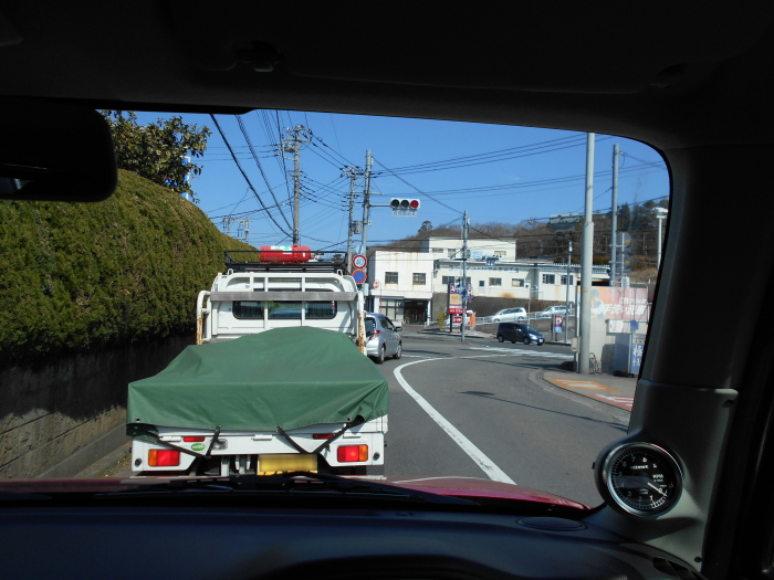 ハスラー車内から フロントウインドウ