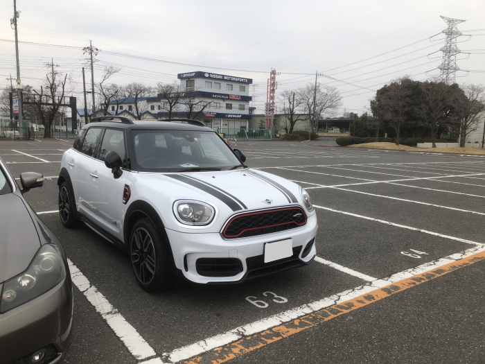 筑波サーキット駐車場のミニ