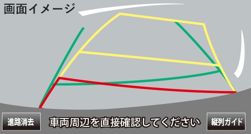 ルーミーのバックカメラ