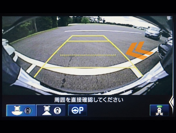オデッセイの後退出庫サポート