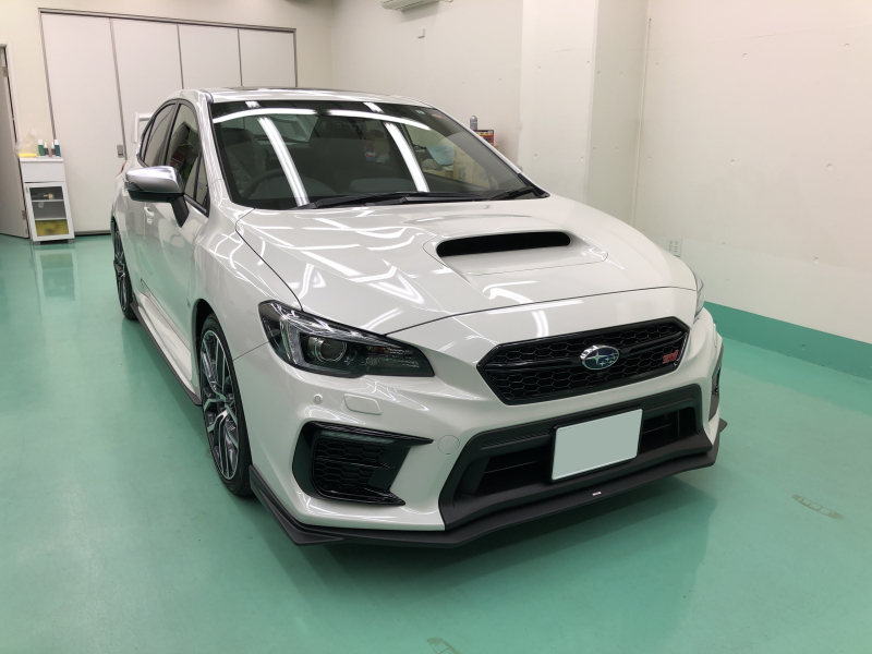 WRX STIのガラスコーティング