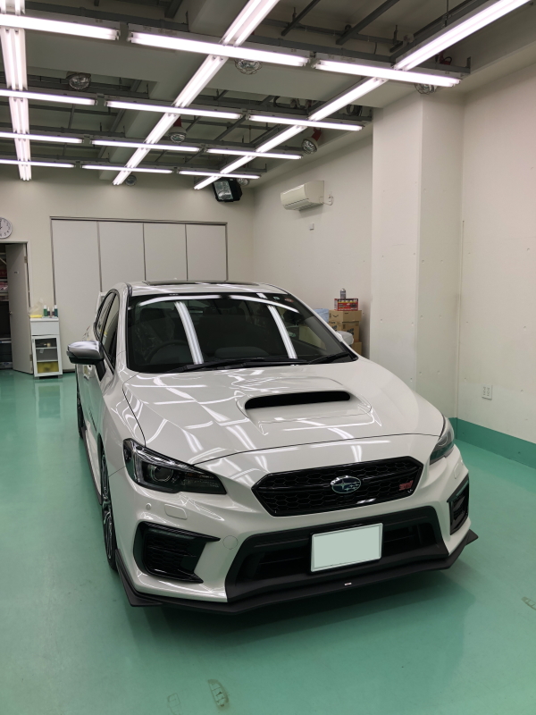 WRX STIタイプSのガラスコーティング後の画像　以下19枚