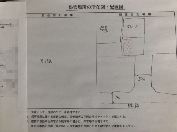 車庫証明申請に必要な書類