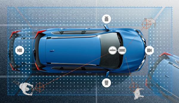 エクストレイルのインテリジェントアラウンドビューモニター