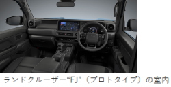 ランドクルーザーFJの内装